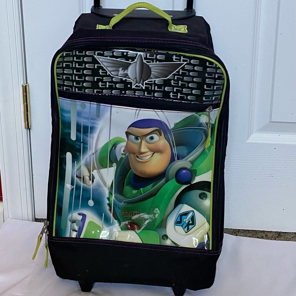 Toy Story Buzz Lightyear Rolling Suitcase For Kids